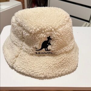 Kangol Off-White Fleece Bucket Hat